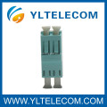 Telecomunicaciones red fibra óptica adaptador multimodo OM3 auqa color duplex adaptador FTTH